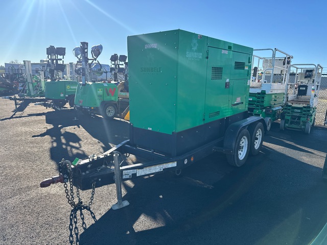 2016 MQ Power DCA70SSIU4FSG 70 kVA Mobile Generator Set