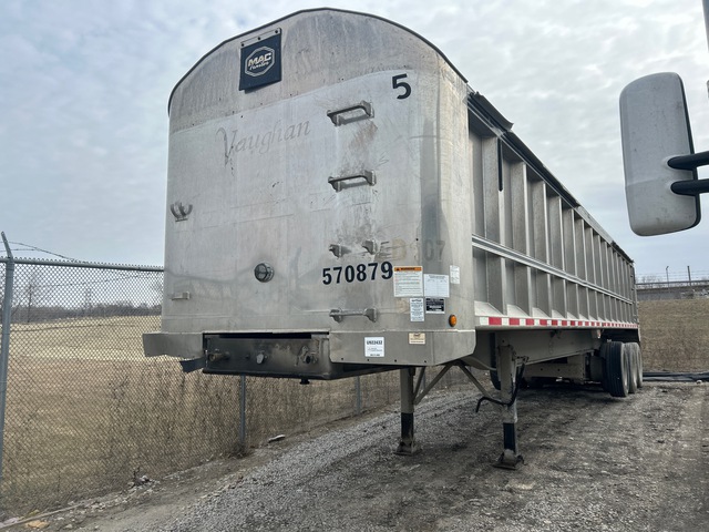 2013 MAC 49 ft Tri/A Aluminum Frameless End Dump Trailer