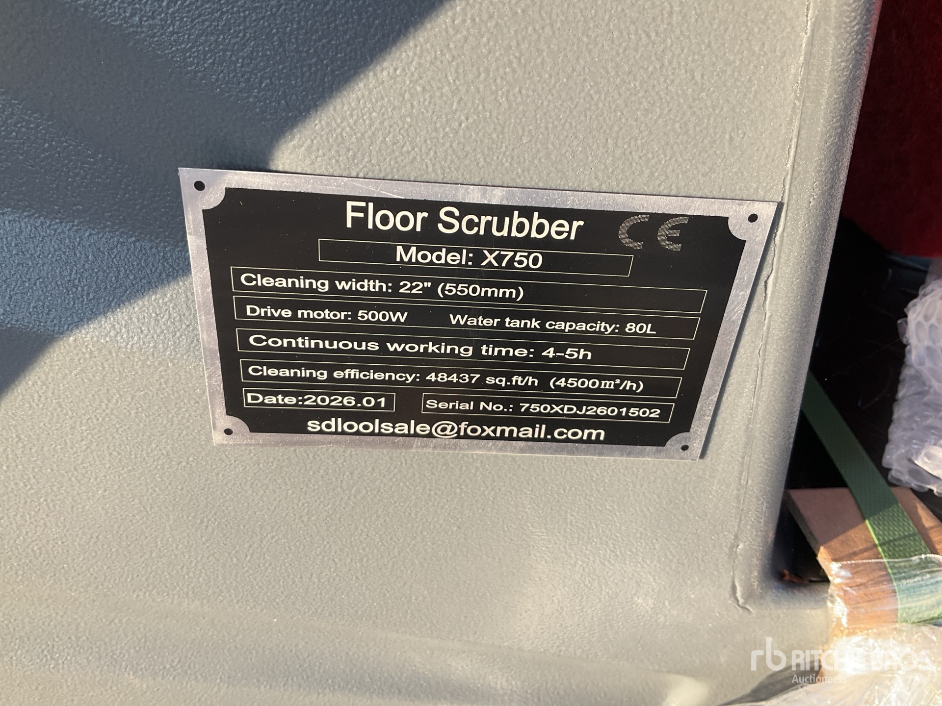 General Appearance with N.º de serie/VIN