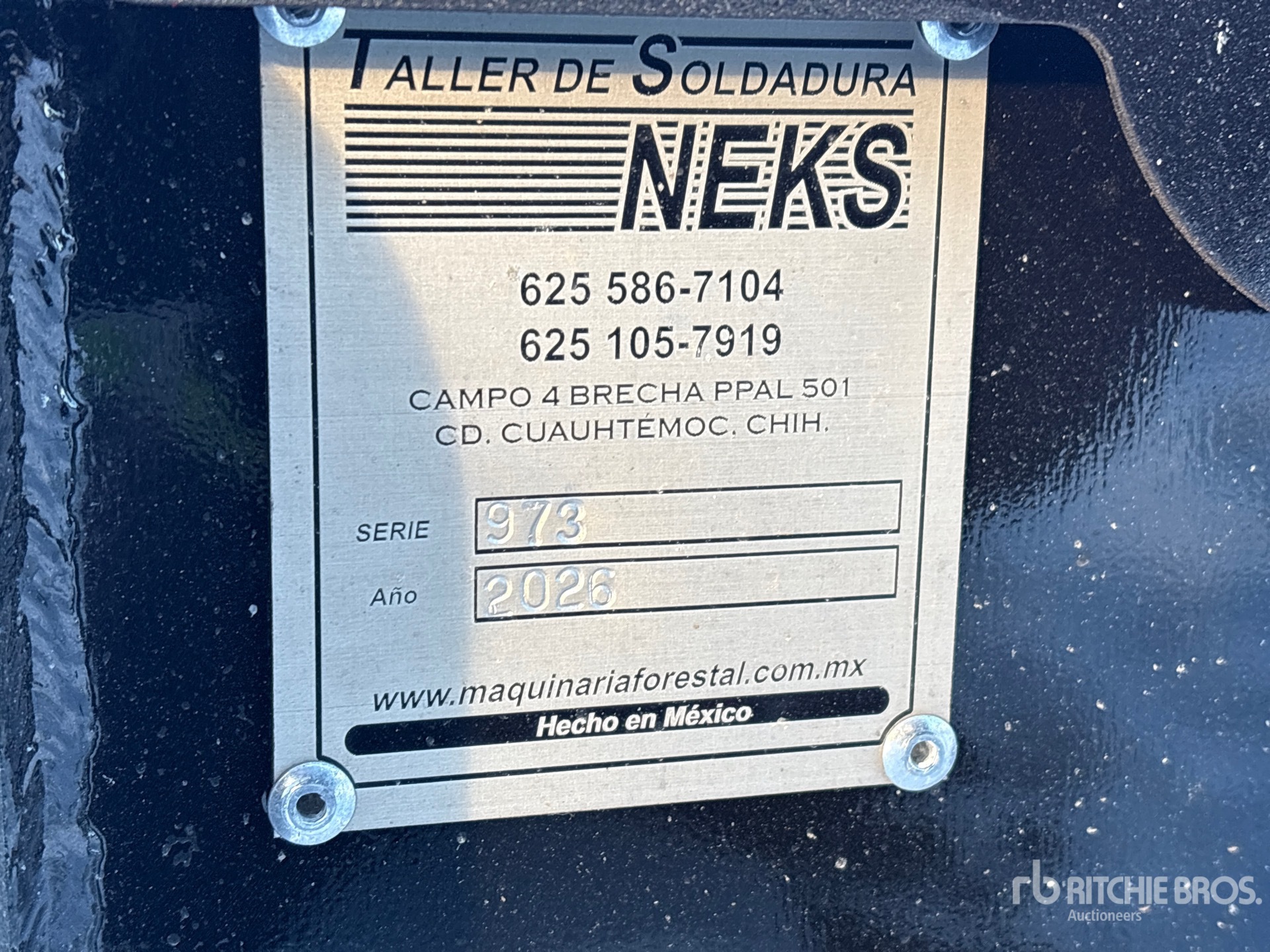 General Appearance with N.º de serie/VIN