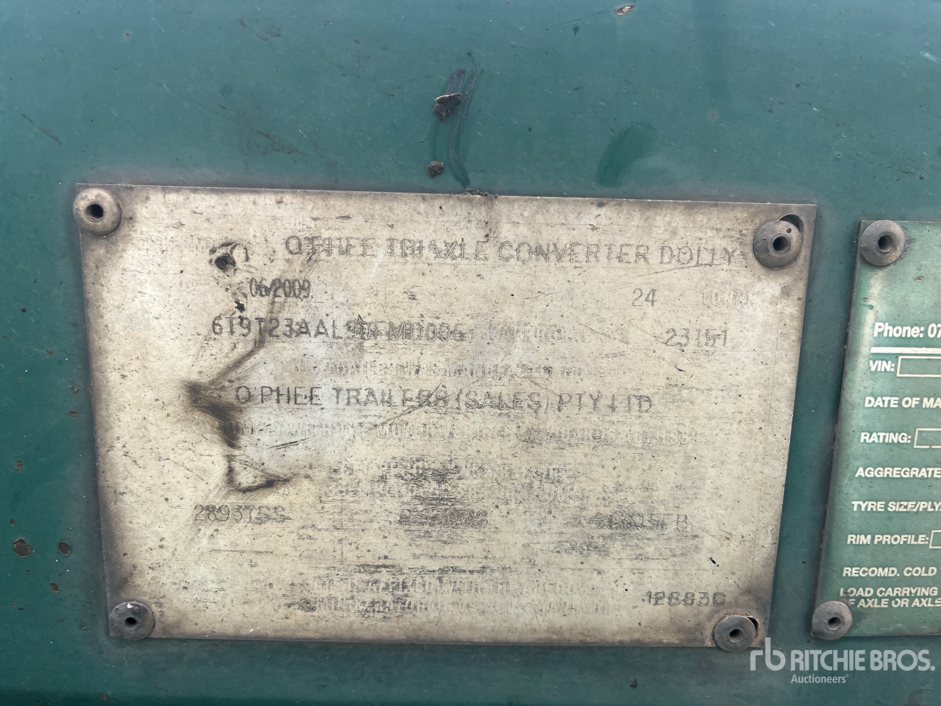 General Appearance with Numer seryjny/numer identyfikacyjny pojazdu