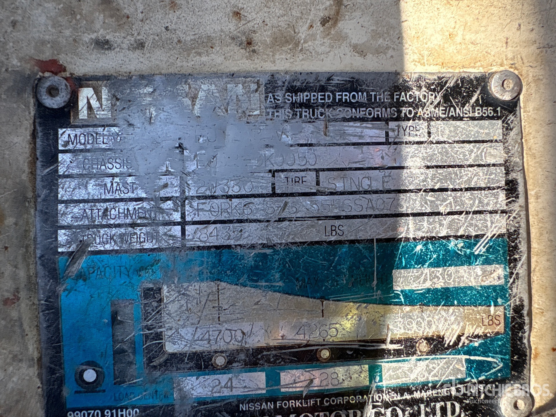 General Appearance with Numero seriale/numero d’identificazione del veicolo (VIN)