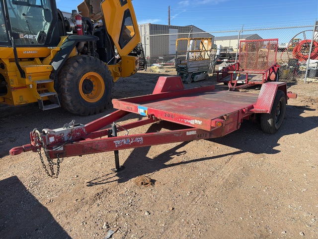 2012 Texas Brag 12 ft S/A Tilt Deck Trailer