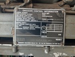Engine with Emission Label