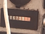 Upper Control Station with Hour Meter Reading