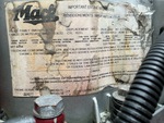 Engine with Emission Label