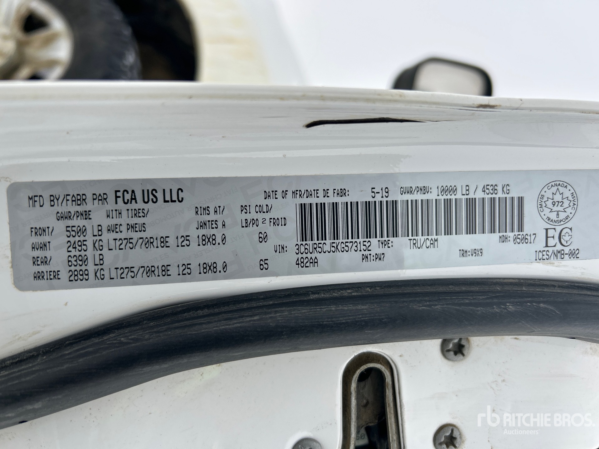 General Appearance with Second Serial Number/VIN Photo