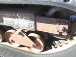 Undercarriage with Left Track Tensioner