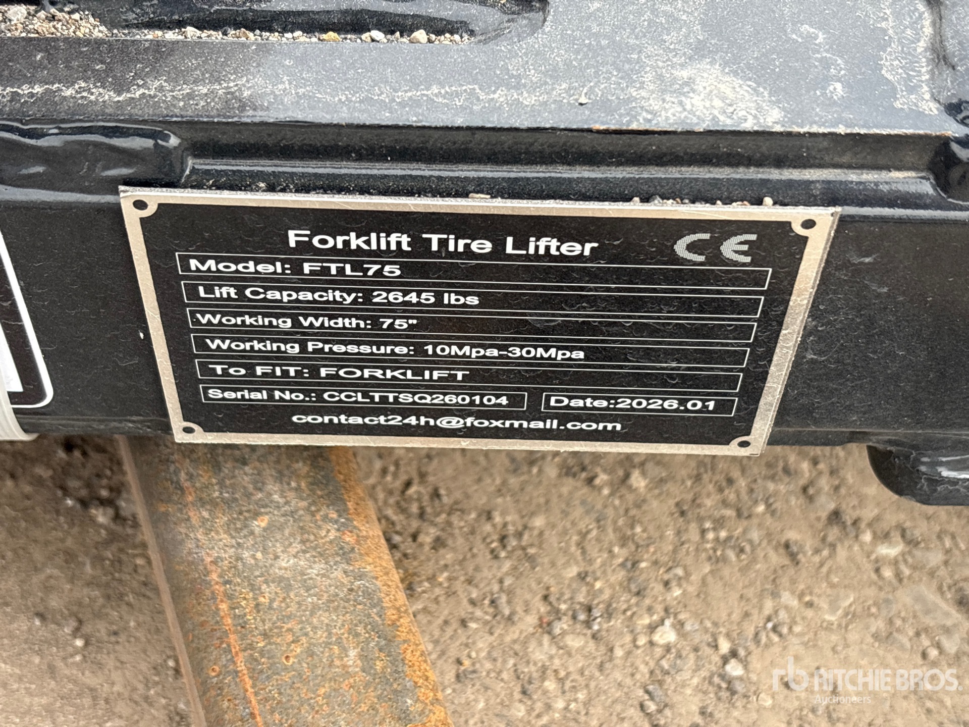 General Appearance with N.º de serie/VIN