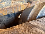 Undercarriage with Front idler wear