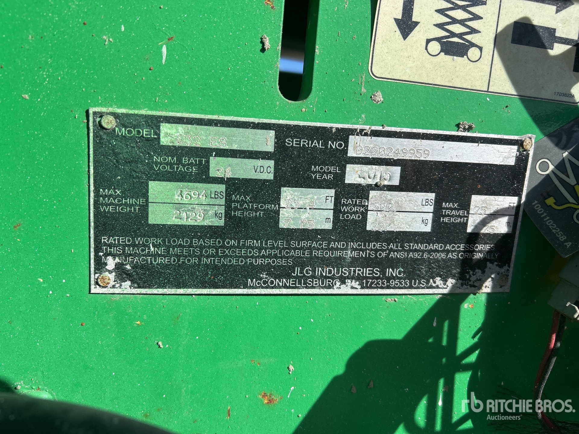 General Appearance with Numer seryjny/numer identyfikacyjny pojazdu