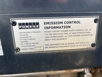 Engine with Emission Label