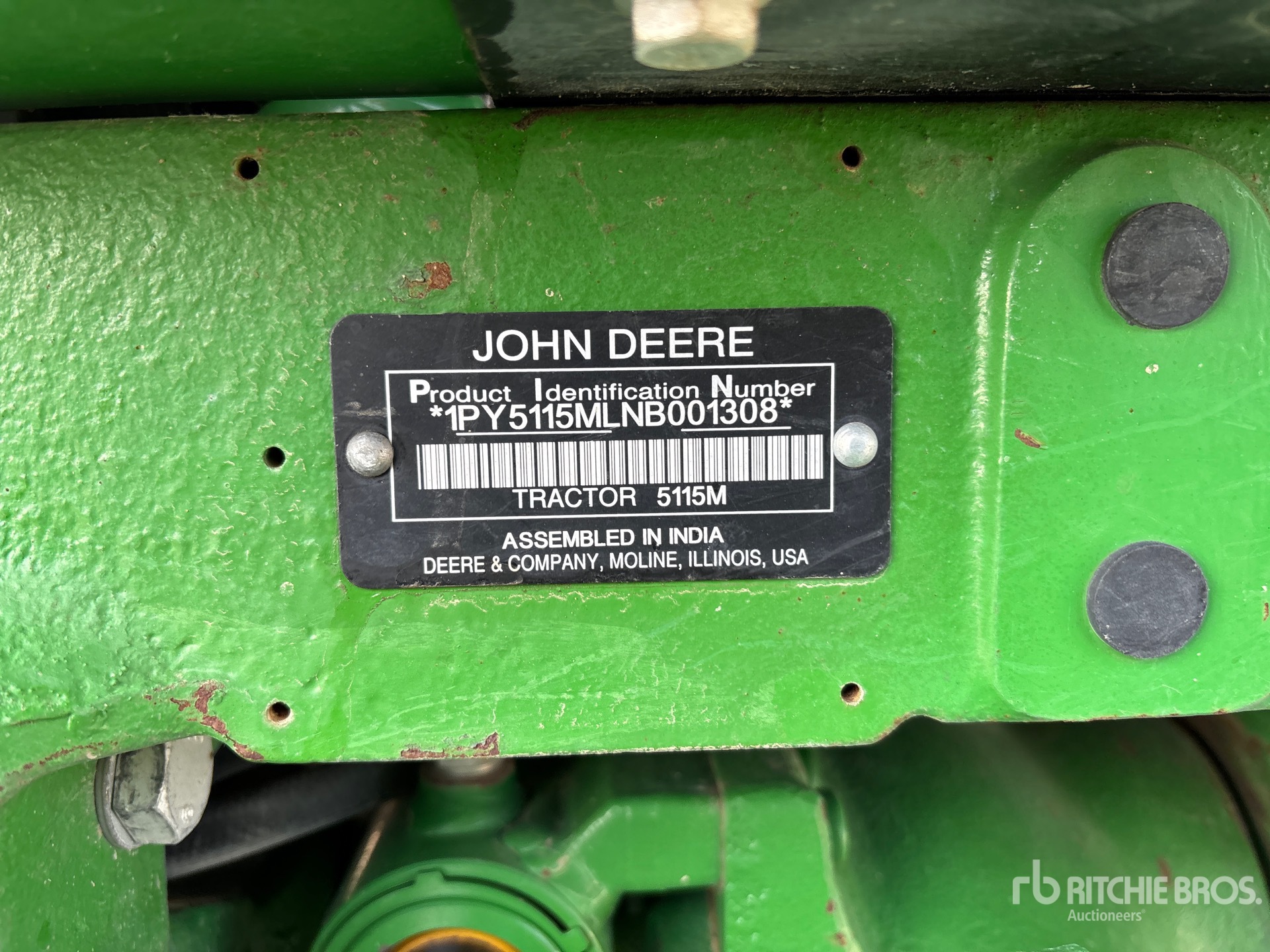 General Appearance with N.º de serie/VIN