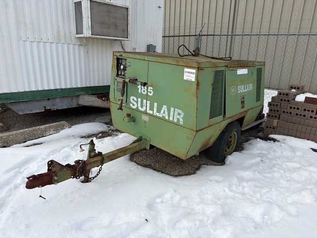 1998 Sullair 185 Mobile Air Compressor