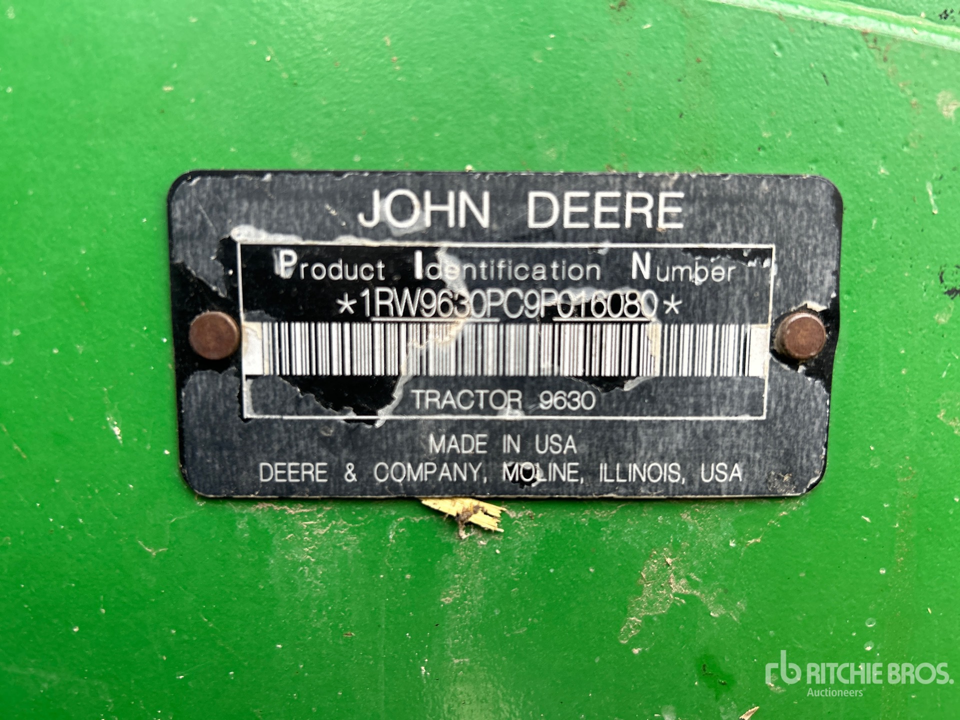 General Appearance with N.º de serie/VIN