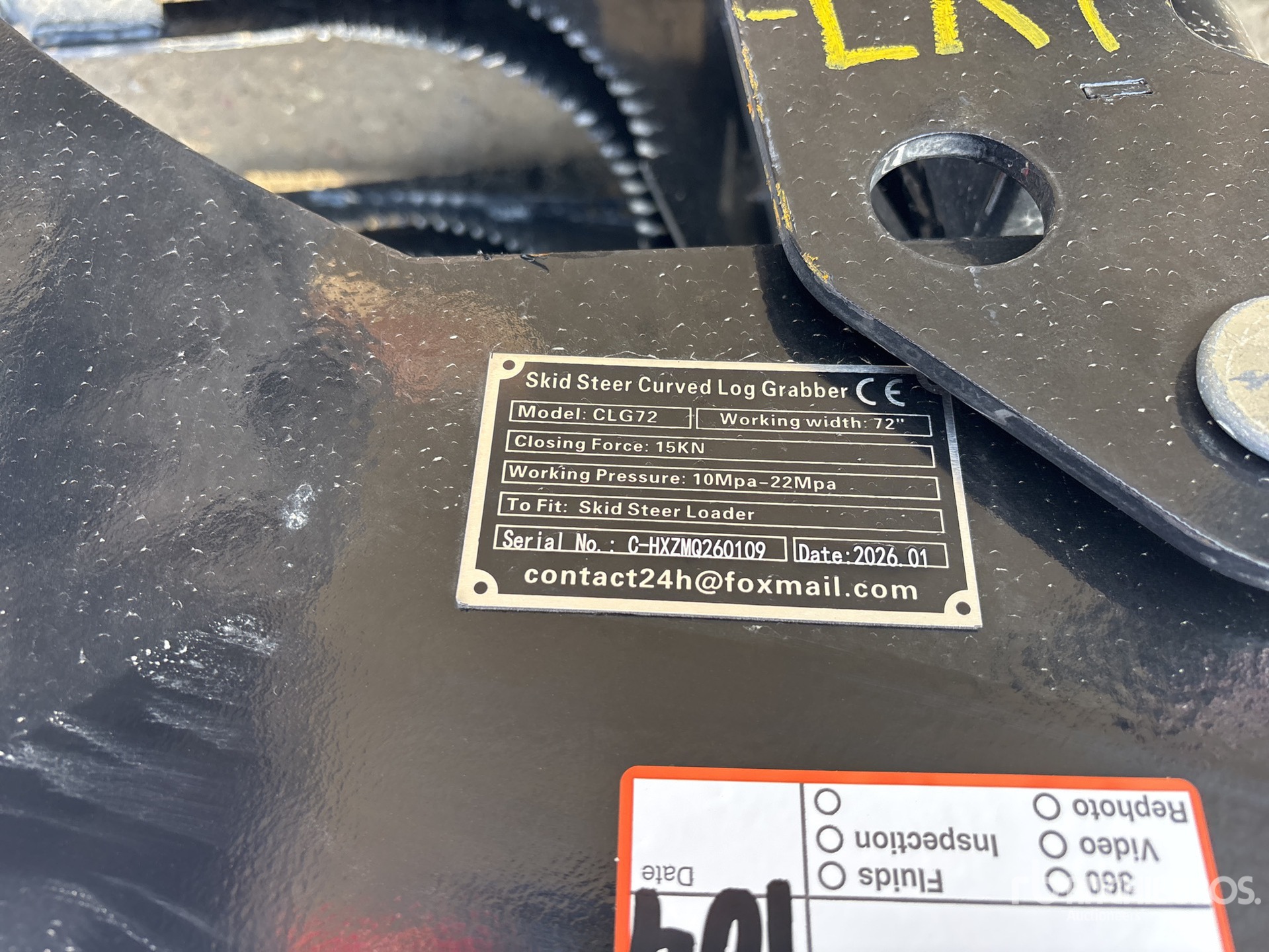 General Appearance with Numero seriale/numero d’identificazione del veicolo (VIN)