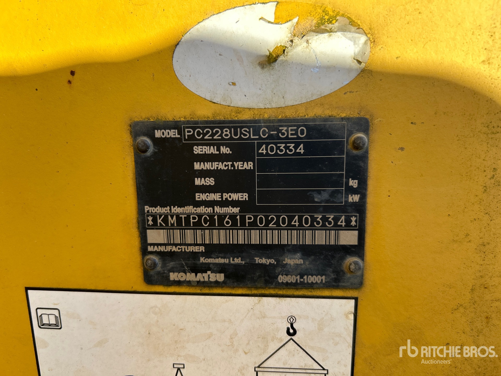 General Appearance with Numer seryjny/numer identyfikacyjny pojazdu