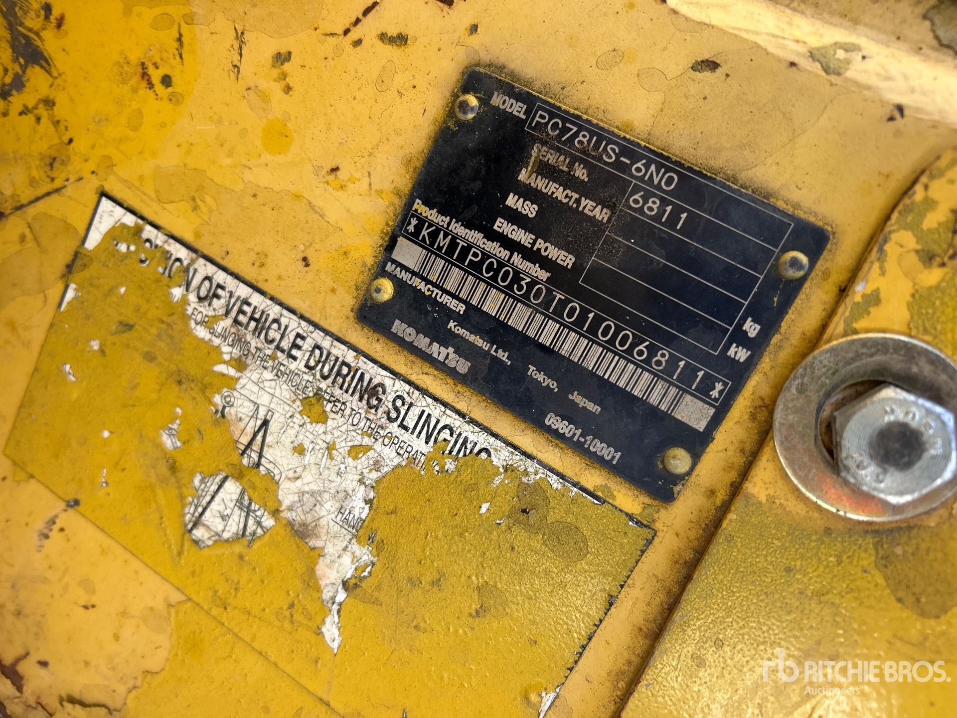 General Appearance with Numer seryjny/numer identyfikacyjny pojazdu