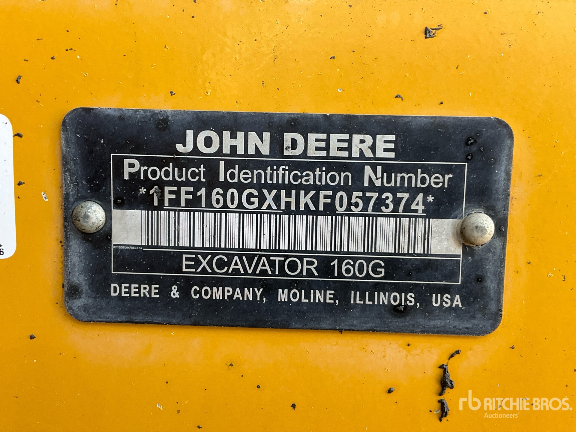 General Appearance with N.º de serie/VIN