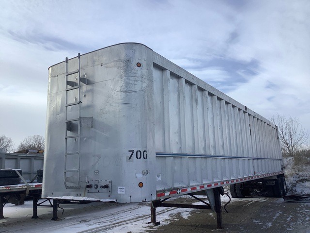 East 48 ft T/A Aluminum Open Top Refuse Trailer