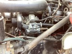 Engine with Air Compressor