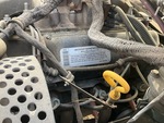 Engine with Emission Certification Label