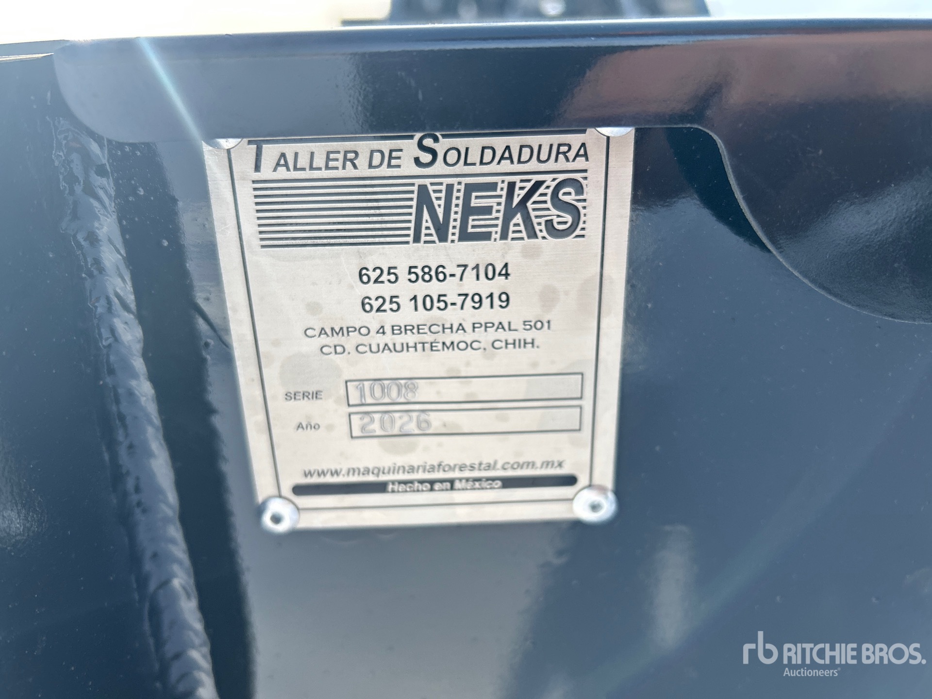 General Appearance with N.º de serie/VIN