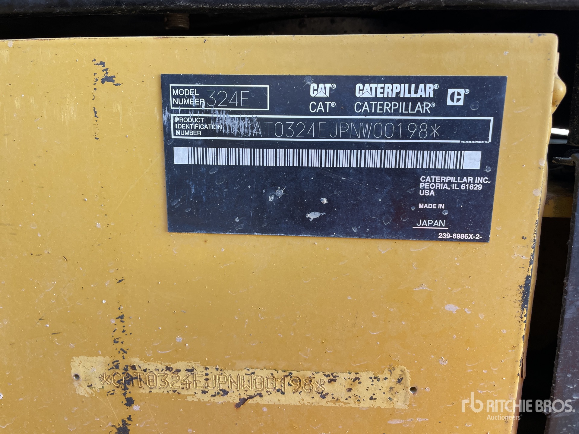 General Appearance with Numer seryjny/numer identyfikacyjny pojazdu