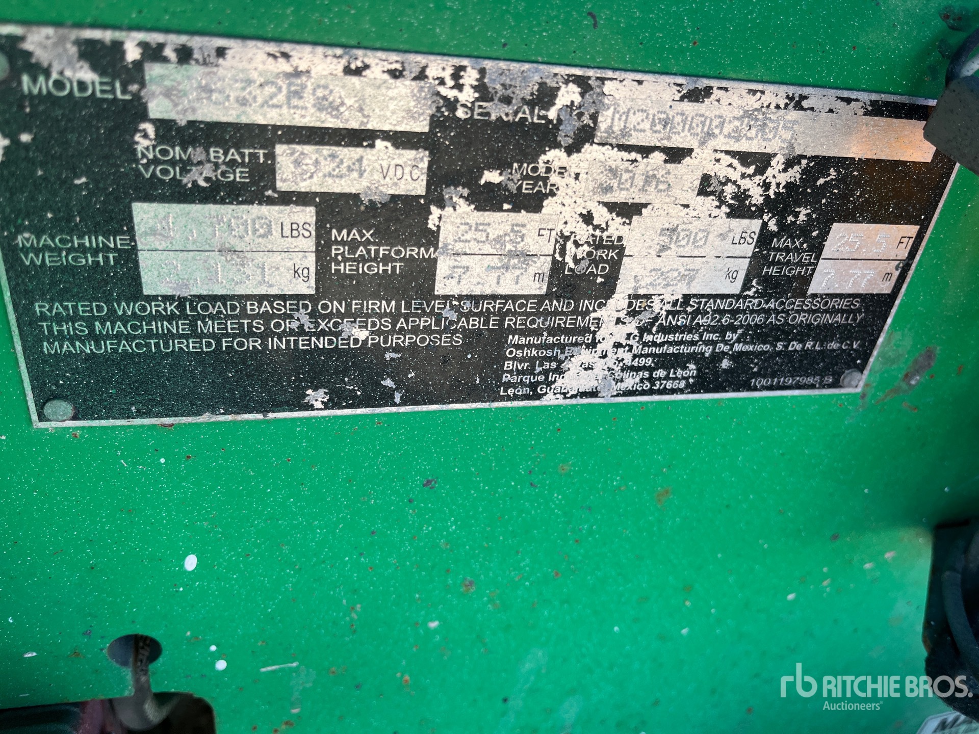 General Appearance with Numer seryjny/numer identyfikacyjny pojazdu