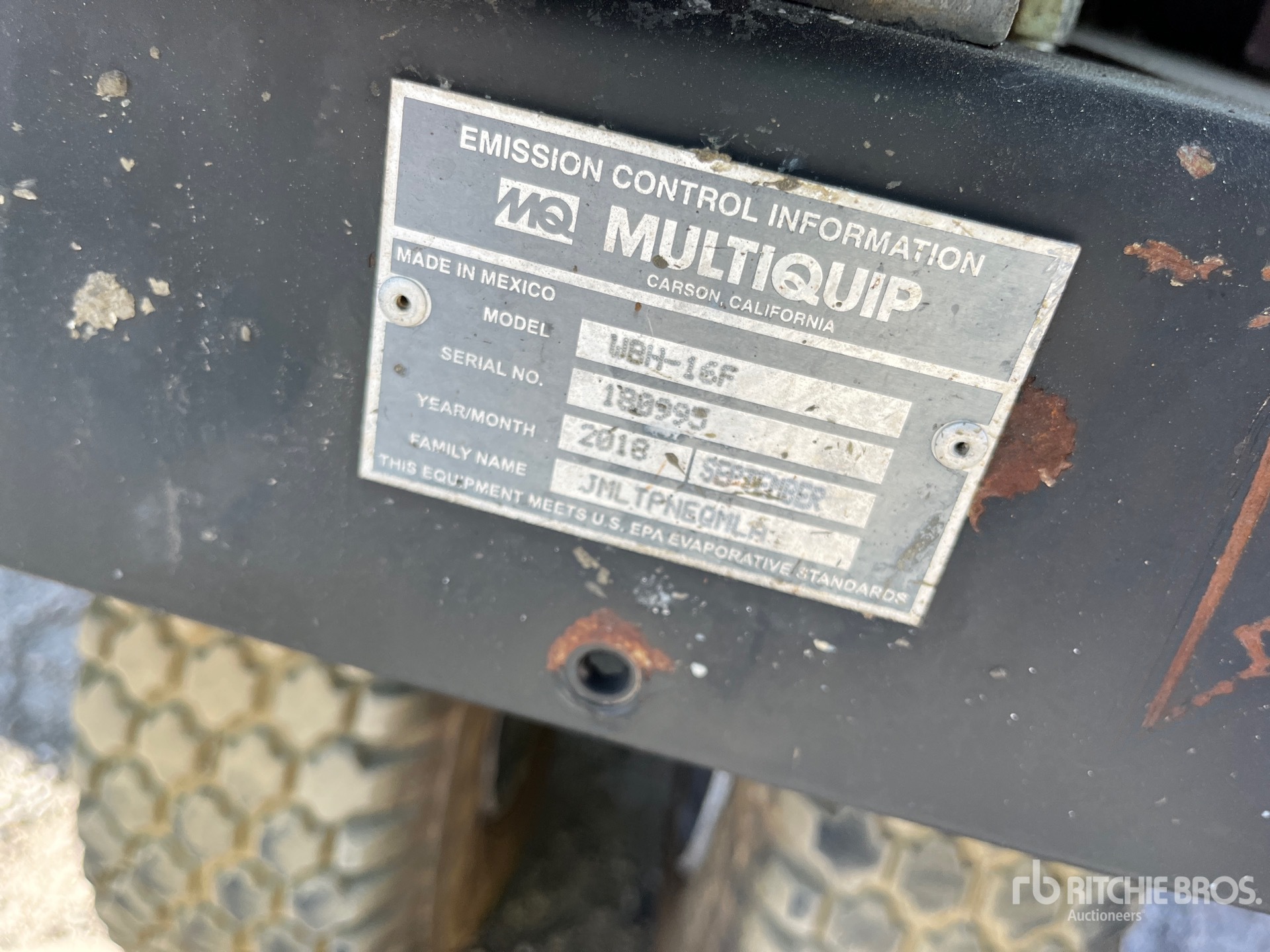 General Appearance with Numero seriale/numero d’identificazione del veicolo (VIN)