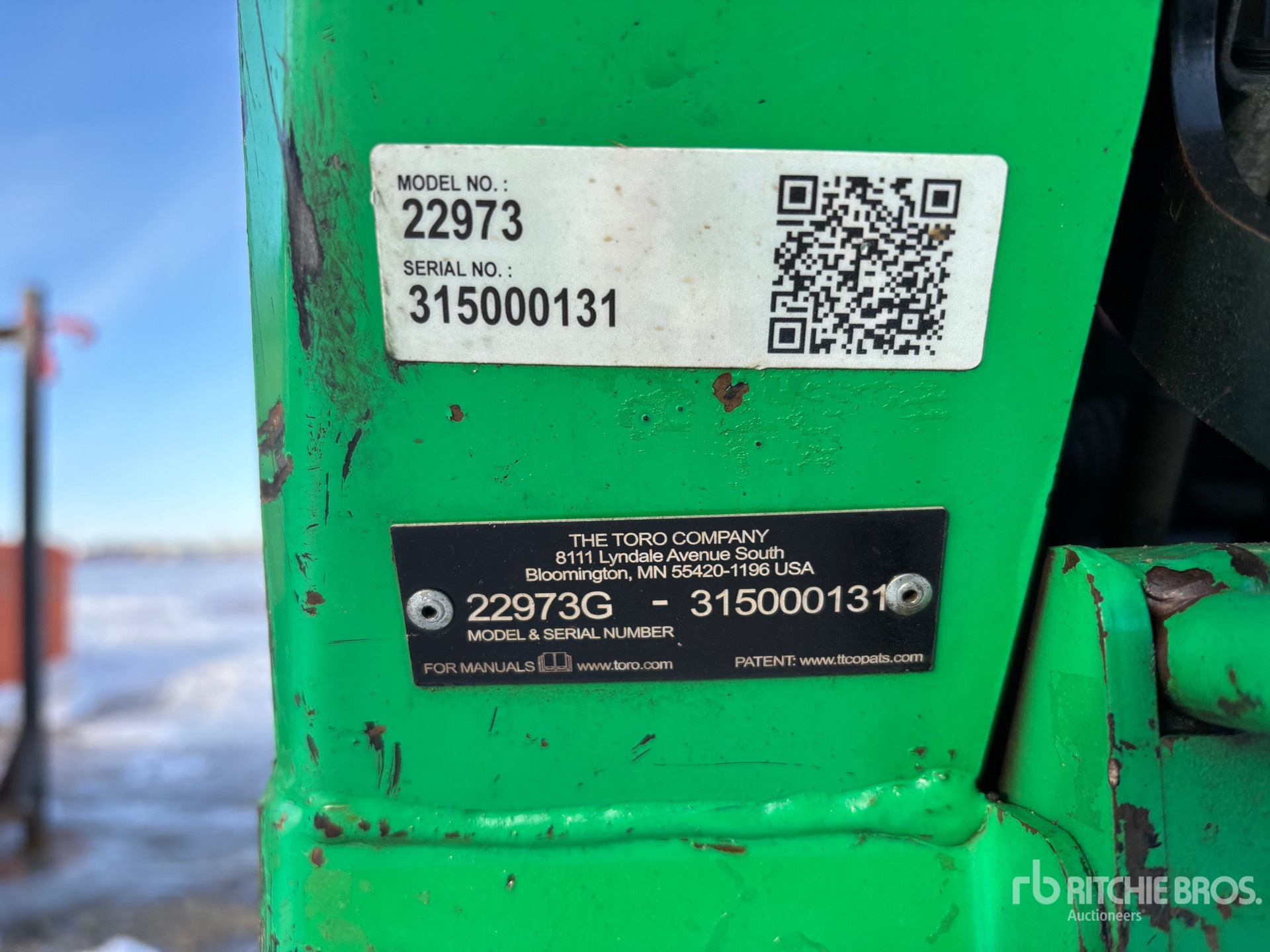 General Appearance with N.º de serie/VIN