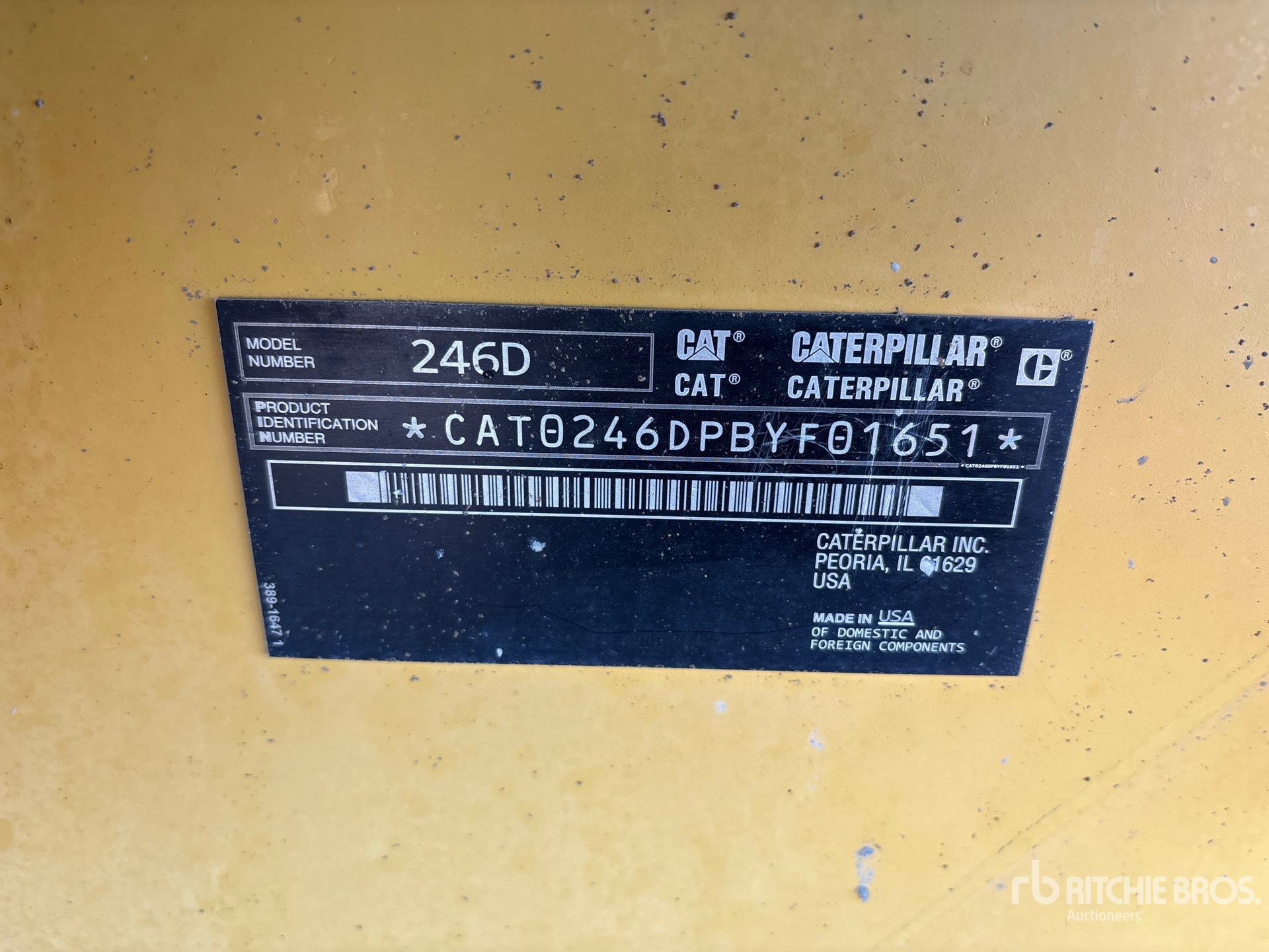 General Appearance with Numer seryjny/numer identyfikacyjny pojazdu