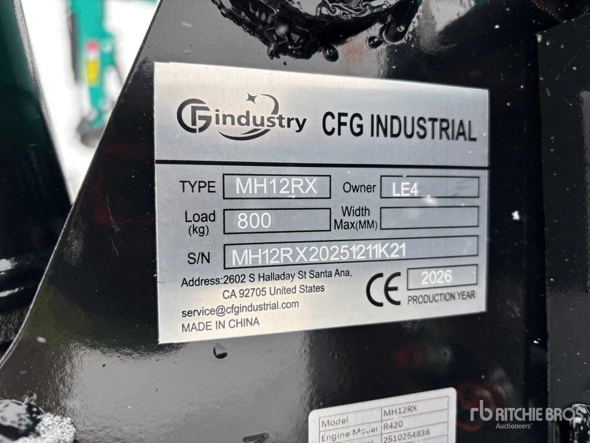 General Appearance with Seriennummer / FIN