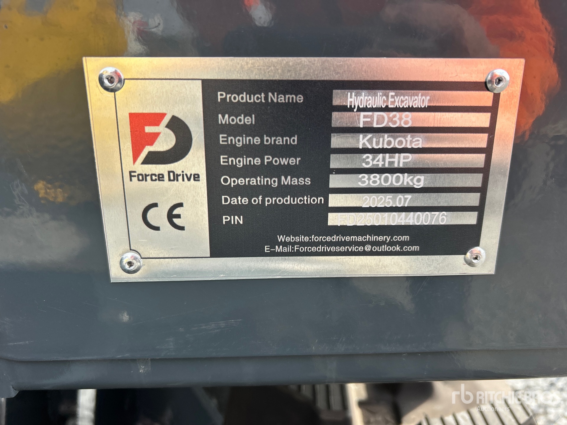 General Appearance with Seriennummer / FIN