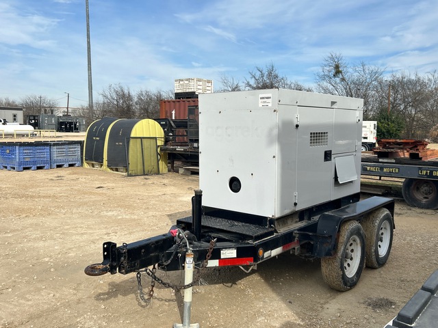 2005 Multiquip DCA-45SSIU3 46 kVA Mobile Generator Set (Inoperable)