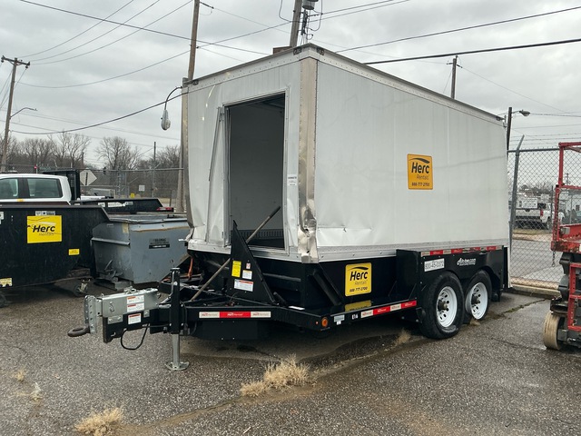 2024 Air-Tow E16 16 ft T/A Ground Load Trailer w/ Box (Inoperable)