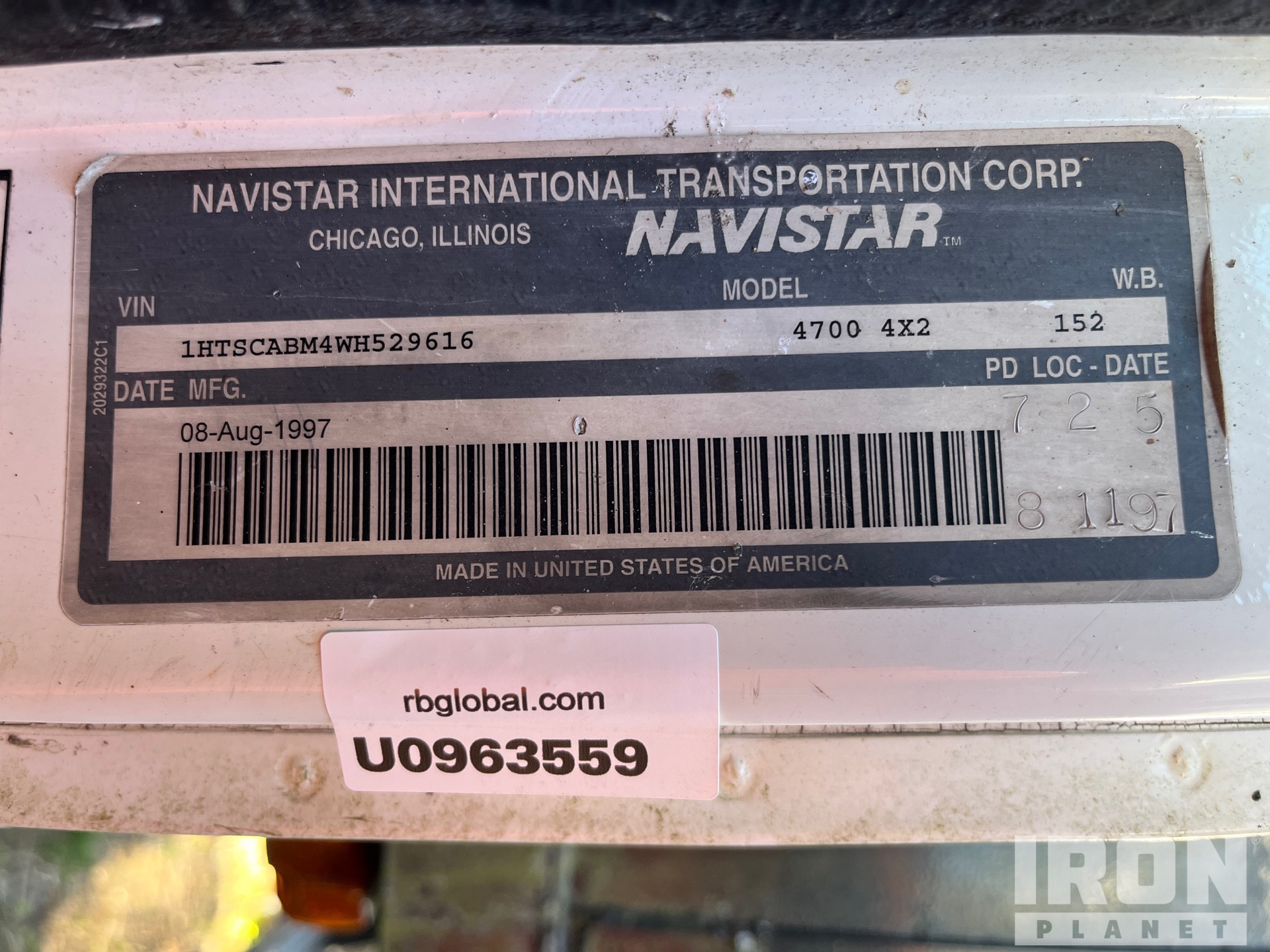 General Appearance with Seriennummer / FIN