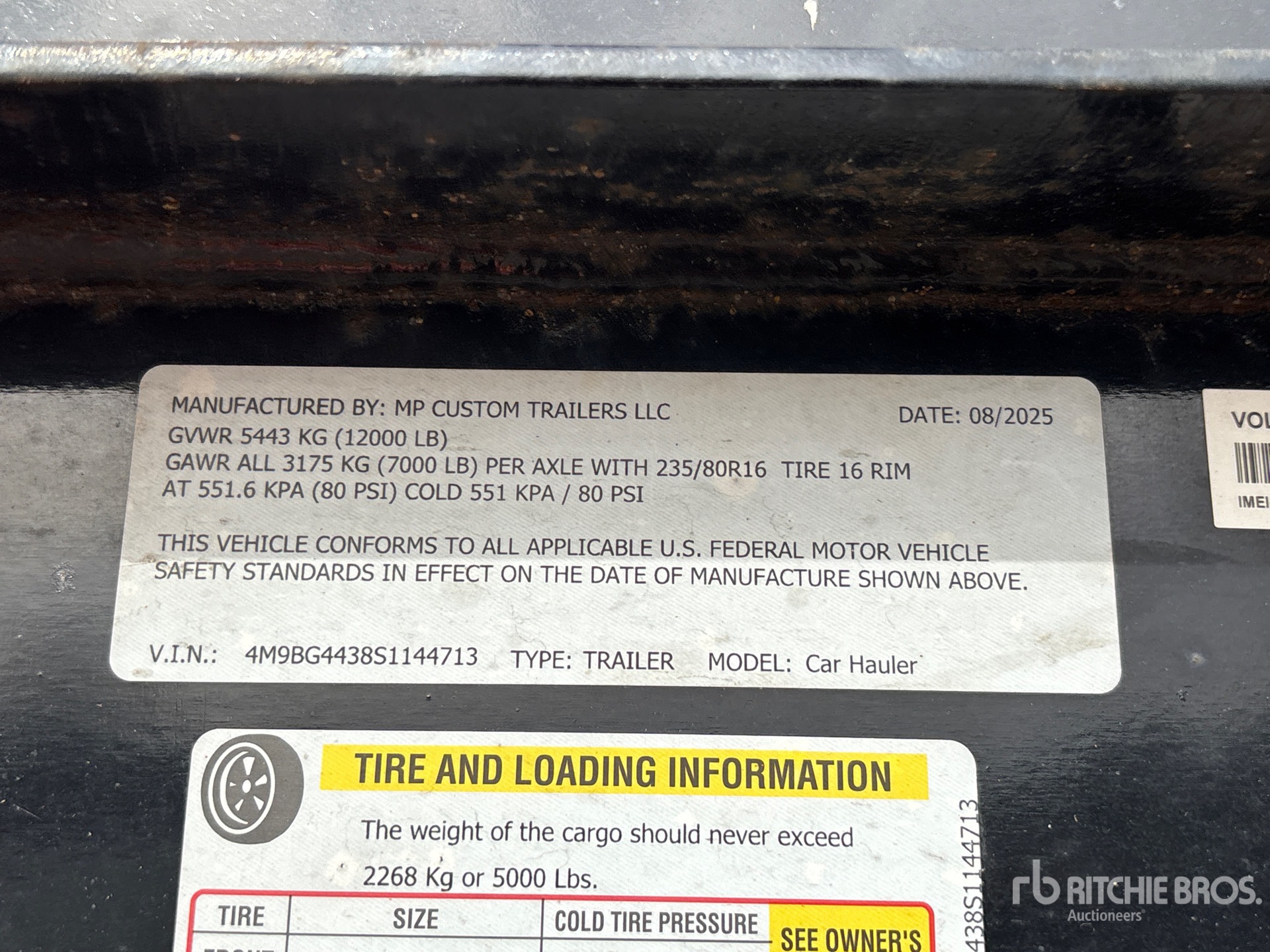 General Appearance with Numer seryjny/numer identyfikacyjny pojazdu