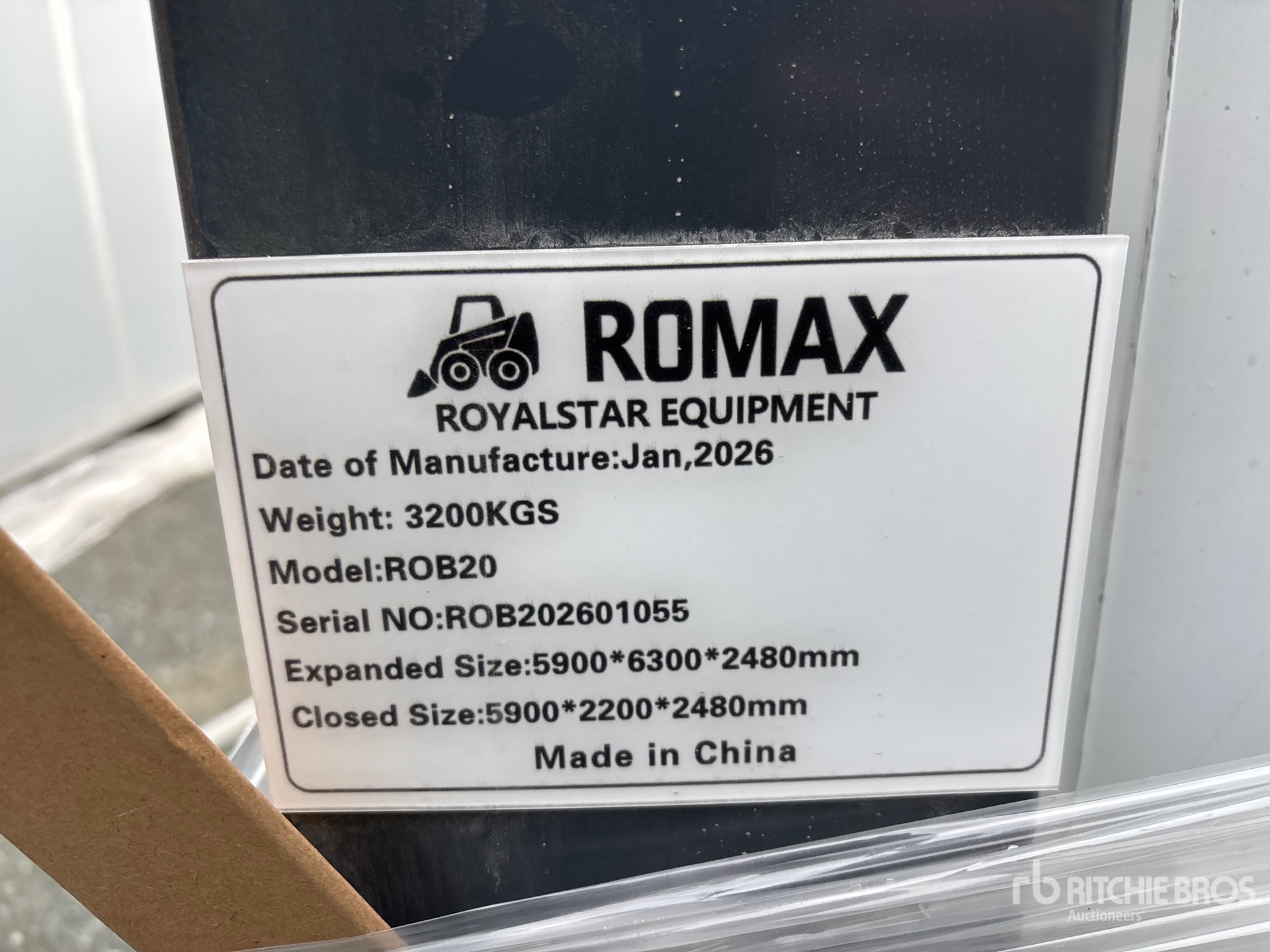 General Appearance with Numero seriale/numero d’identificazione del veicolo (VIN)