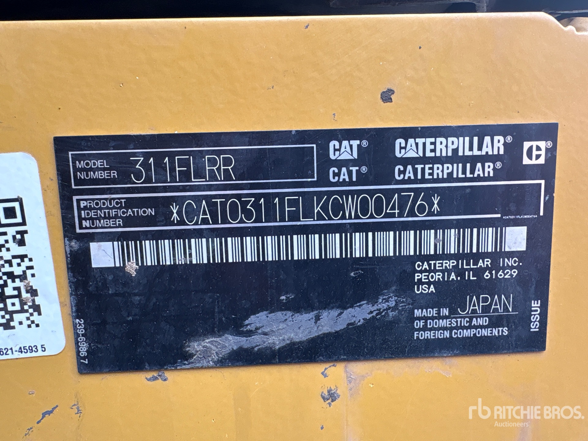 General Appearance with Numer seryjny/numer identyfikacyjny pojazdu