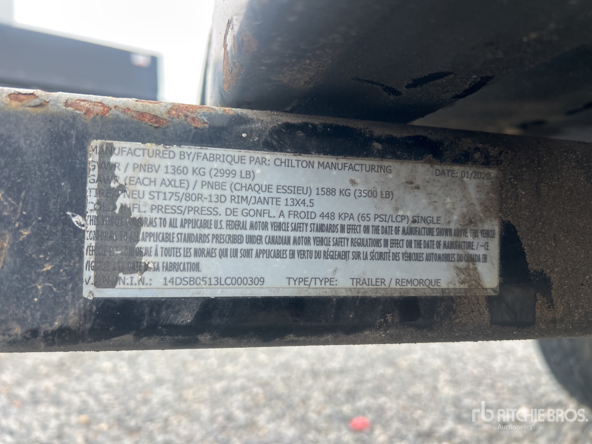 General Appearance with N.º de serie/VIN