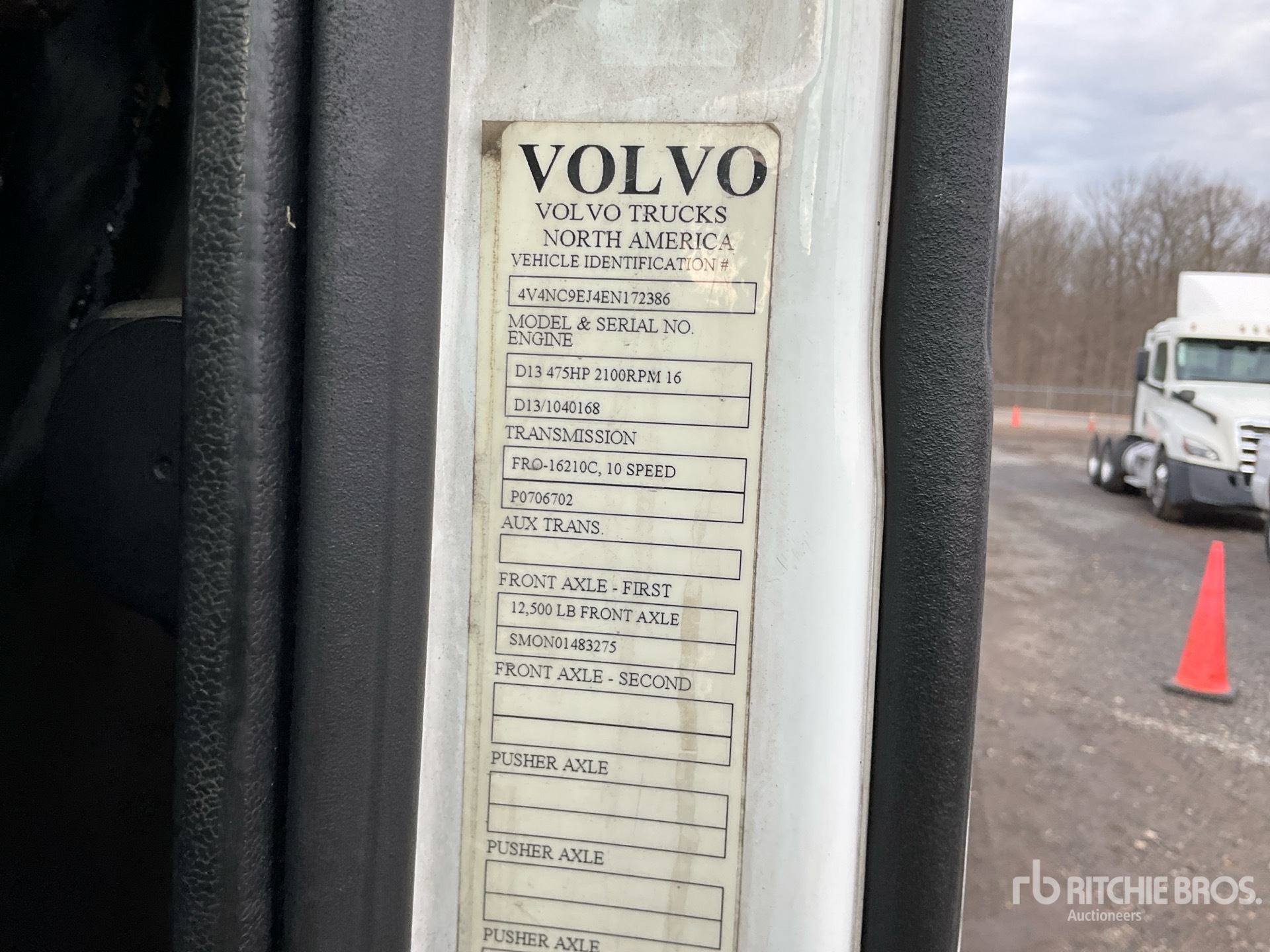 General Appearance with N.º de serie/VIN