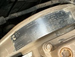 Engine with Emission Label
