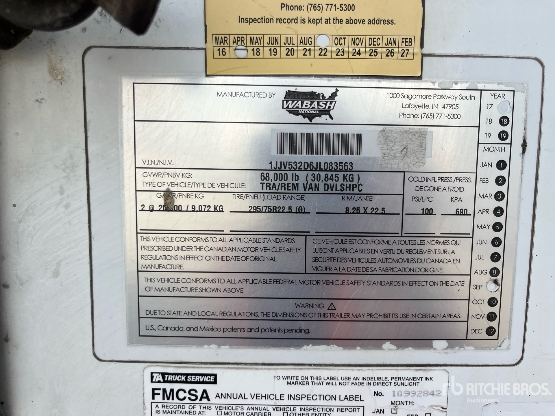 General Appearance with Seriennummer / FIN