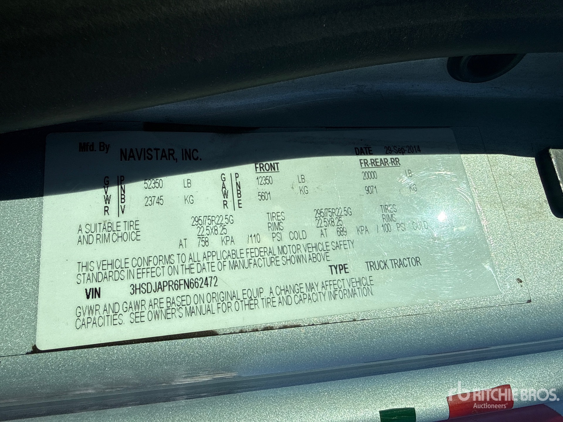 General Appearance with Numéro de série/Numéro d'identification du véhicule automobile