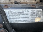 Engine with Emission Certification Label