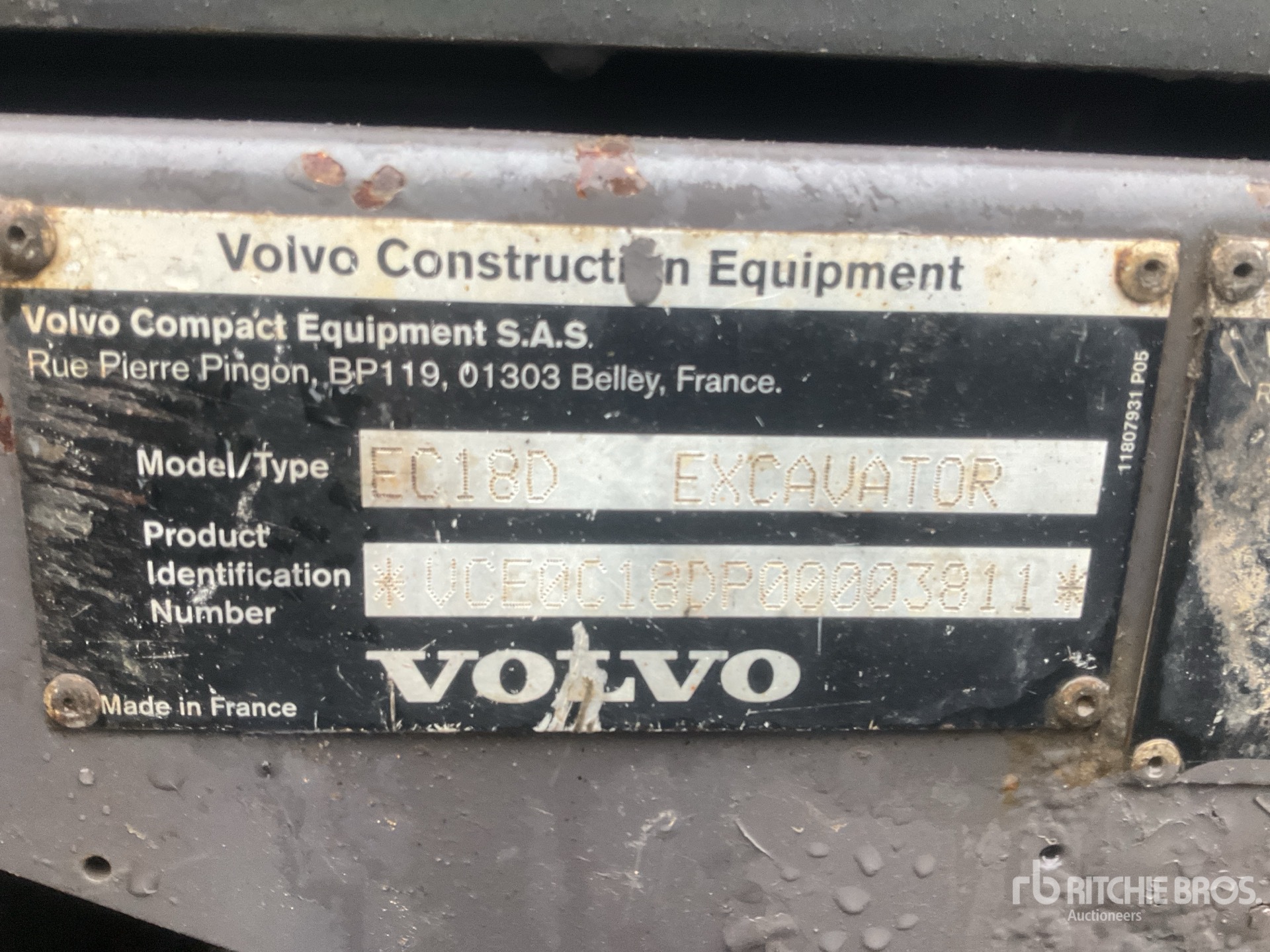 General Appearance with Numero seriale/numero d’identificazione del veicolo (VIN)