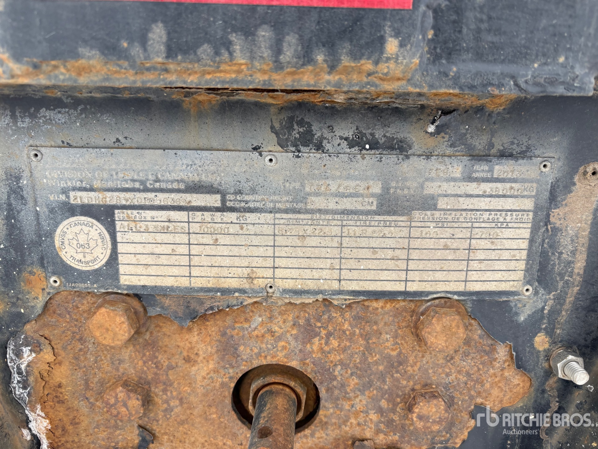 General Appearance with Numer seryjny/numer identyfikacyjny pojazdu