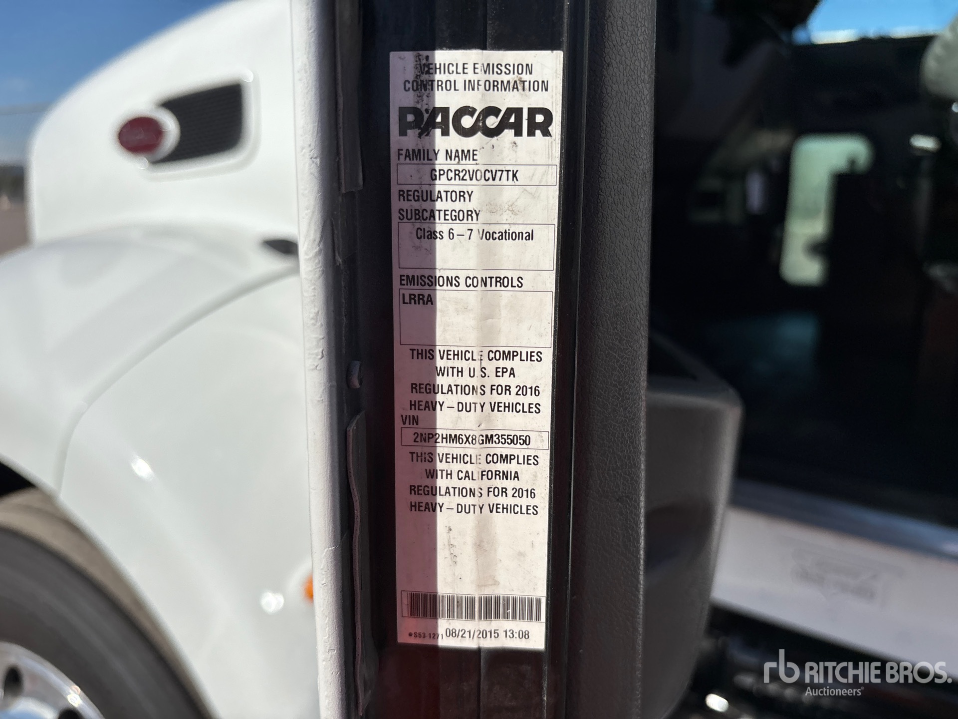 General Appearance with N.º de serie/VIN