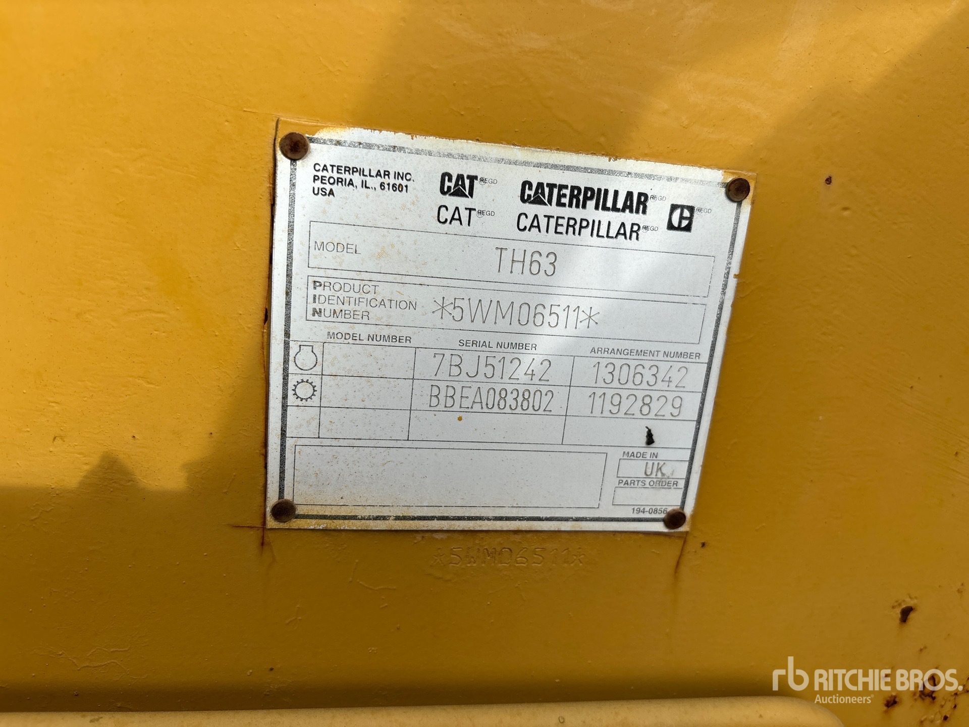 General Appearance with Numero seriale/numero d’identificazione del veicolo (VIN)